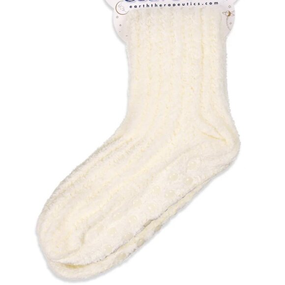 EARTH THERAPEUTICS 𝖢𝖮𝖹𝖸 𝖩𝖠𝖬Z𝖹𝗓™ with SHEA BUTTER Socks 🔵⚪ (2 Pairs) - Picture 2 of 14